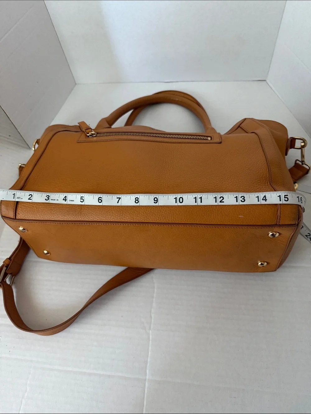 Mark and Graham Large Leather Tote/Work Bag with Removable Shoulder Strap,Unisex